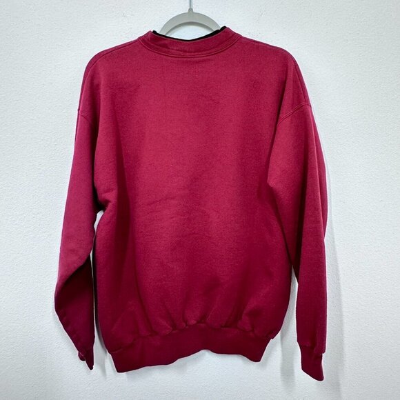 Vintage Cardinal Top Stitch Grannycore Cottagecore Sweatshirt Women's Large - Picture 2 of 6